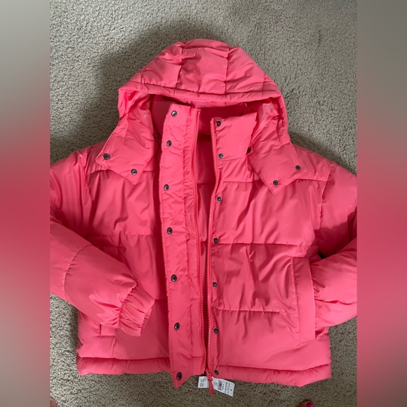 Pink puffer coat🔥 brand 🆕 - Picture 5 of 9